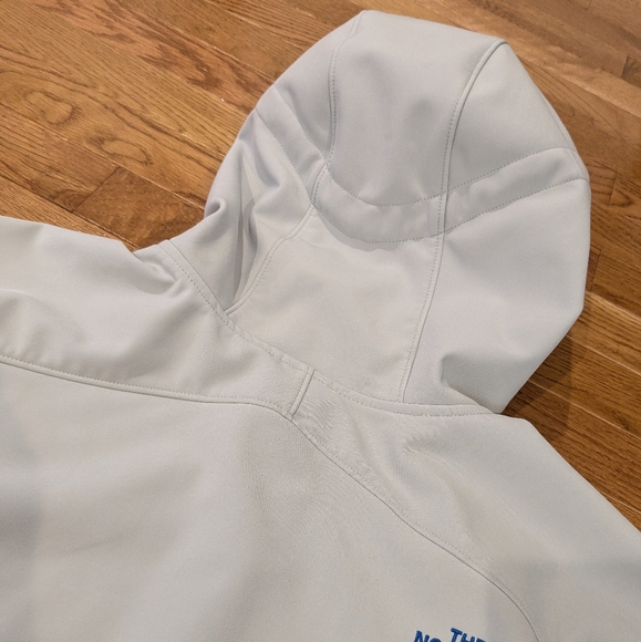 The North Face Gray Hooded Jacket with Blue Accents Extra-large XL - Picture 10 of 16